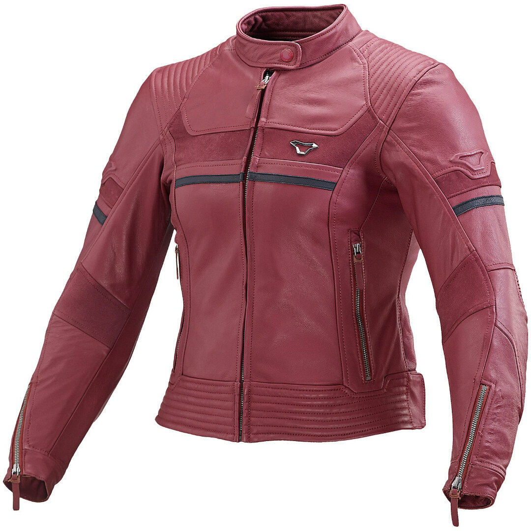 Photos - Motorcycle Clothing Macna Daisy Women Motorcycle Leather Jacket Female Red Size: 36 1667574363 