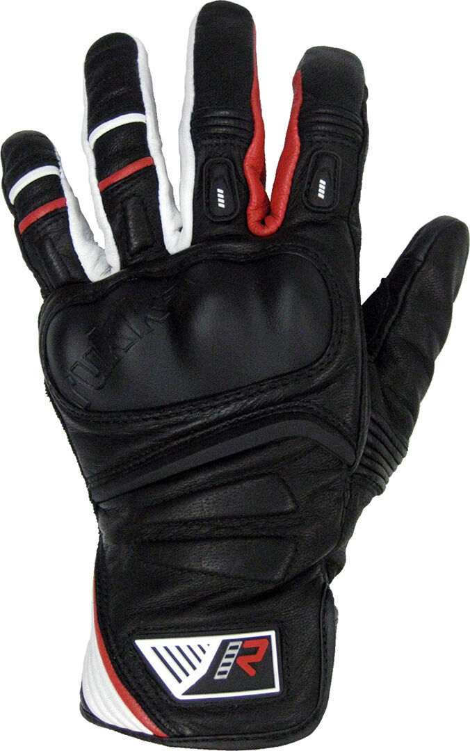 Photos - Motorcycle Gloves Rukka Rytmi 2.0  Unisex Black Red Size: L 70882778965r9 