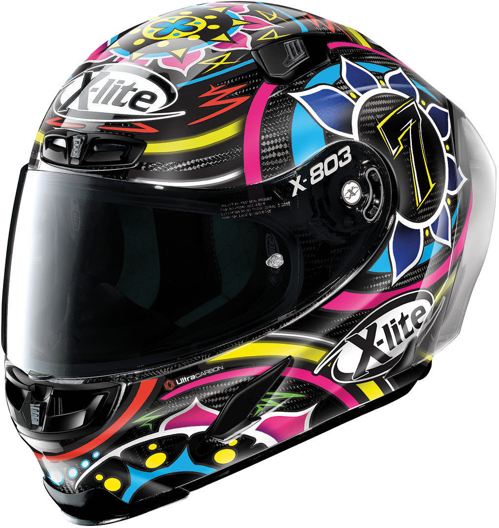 Photos - Motorcycle Helmet X-lite X-803 Rs Ultra Carbon Davies Helmet Unisex Multicolored Size: S u8r 