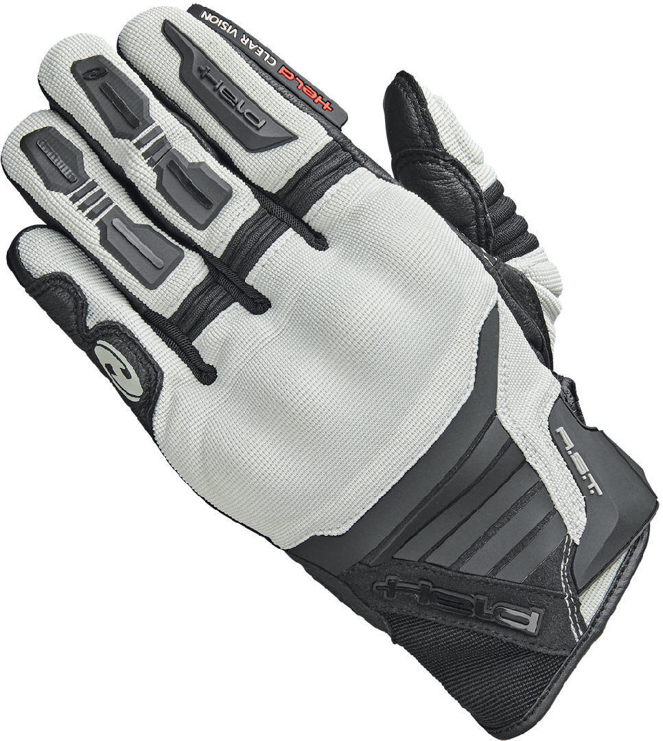 Photos - Motorcycle Gloves Held Hamada Motocross Gloves Unisex Black Grey Size: 2xl 022060006811 