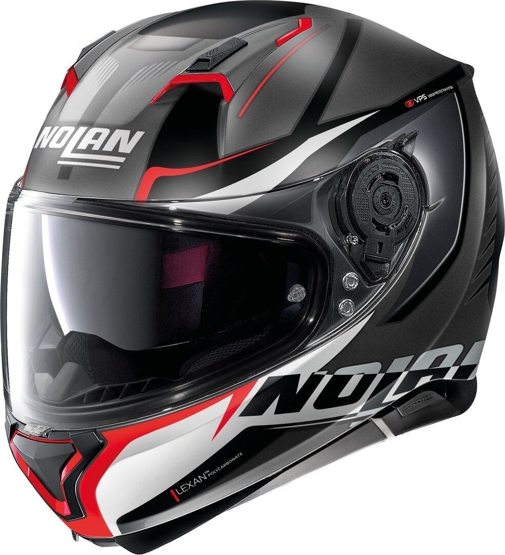 Photos - Motorcycle Helmet Nolan N87 Miles N-Com Helmet Unisex Grey Silver Size: Xl n870004600876 