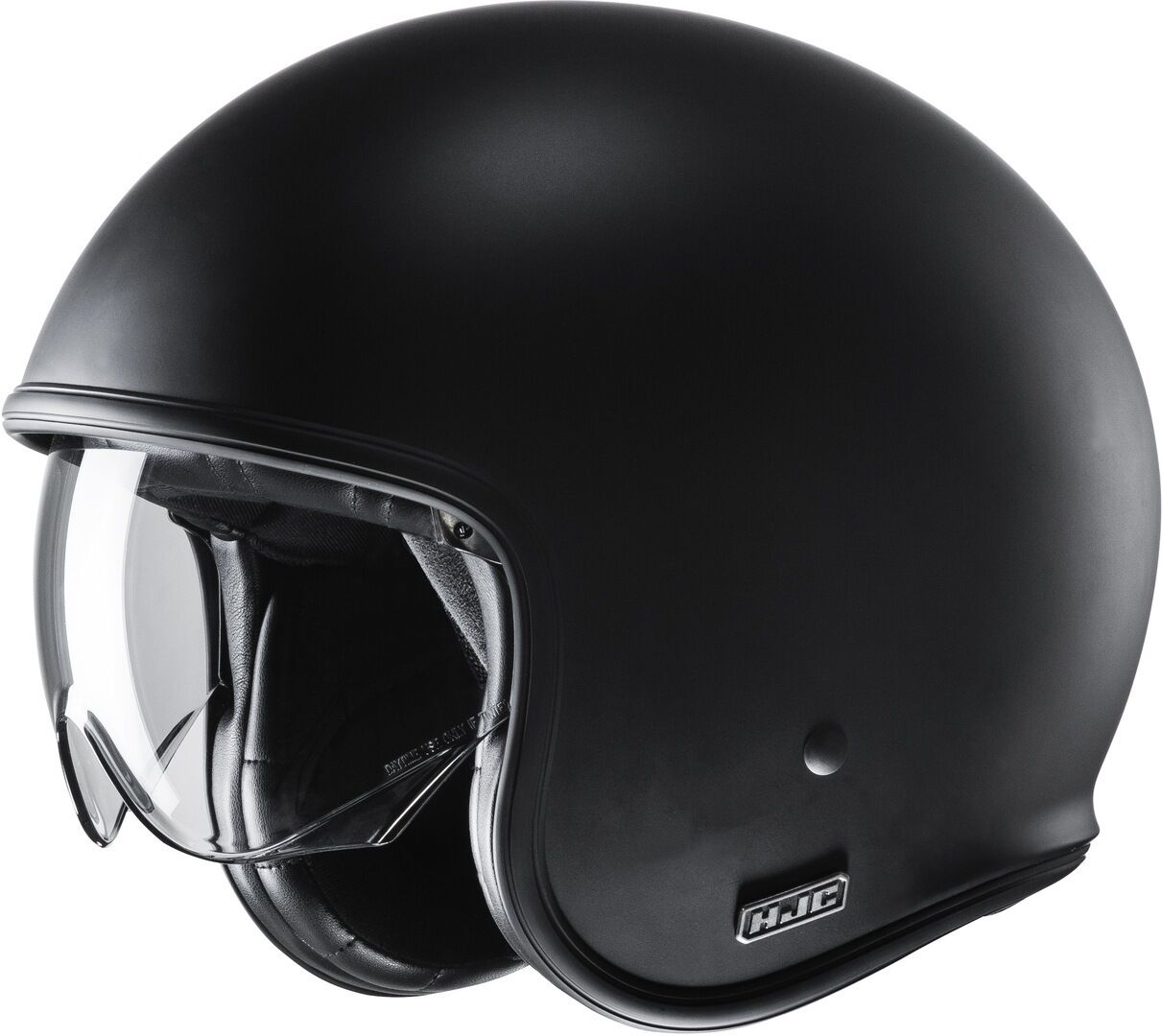 Photos - Motorcycle Helmet HJC V30 Jet Helmet Unisex Black Size: 2xl 16757011 