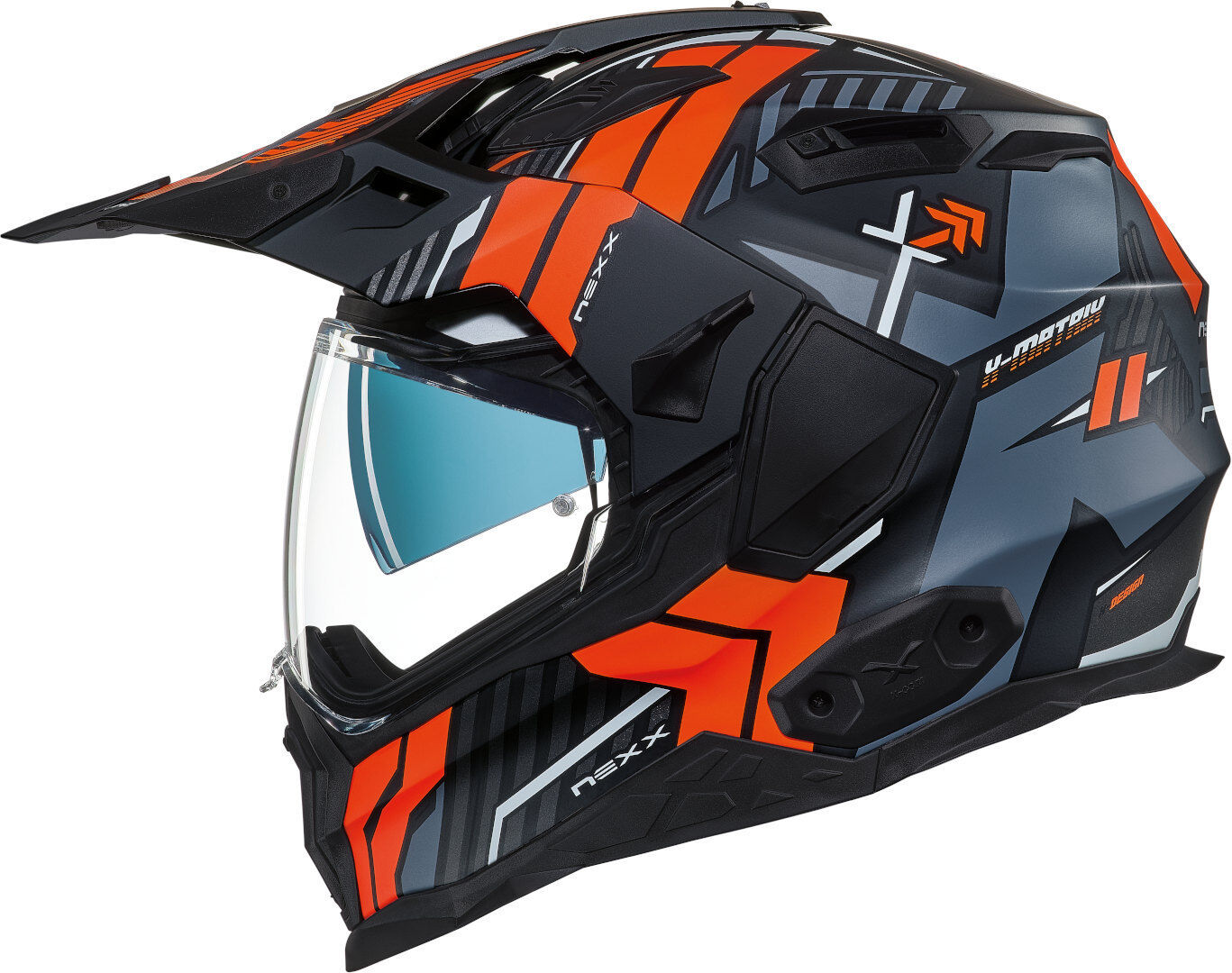 Photos - Motorcycle Helmet Nexx X.Wed 2 Wild Country Helmet Unisex Black Orange Size: 2xs 01xwe012591 