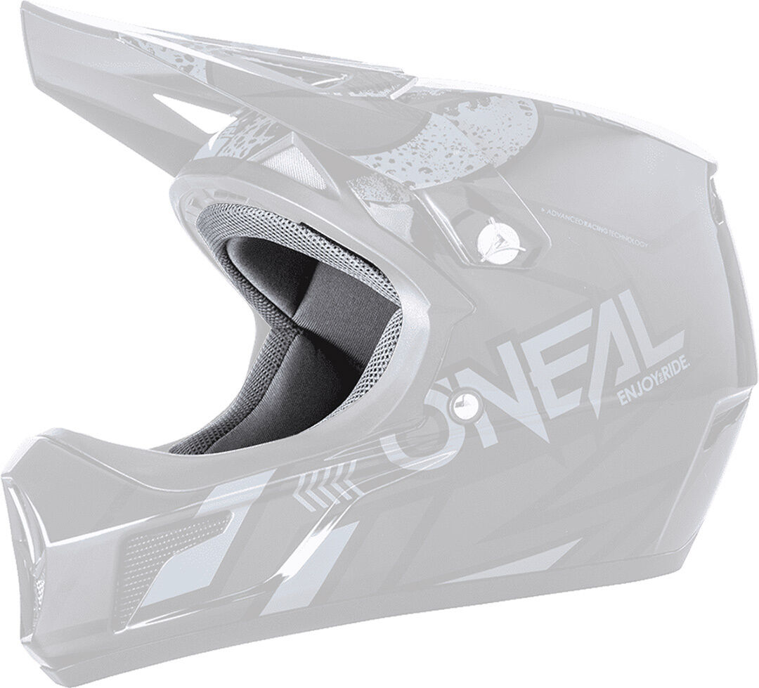 Photos - Other for Motorcycles ONeal Sonus Liner & Cheek Pads Unisex Grey Size: S 0481lc2 