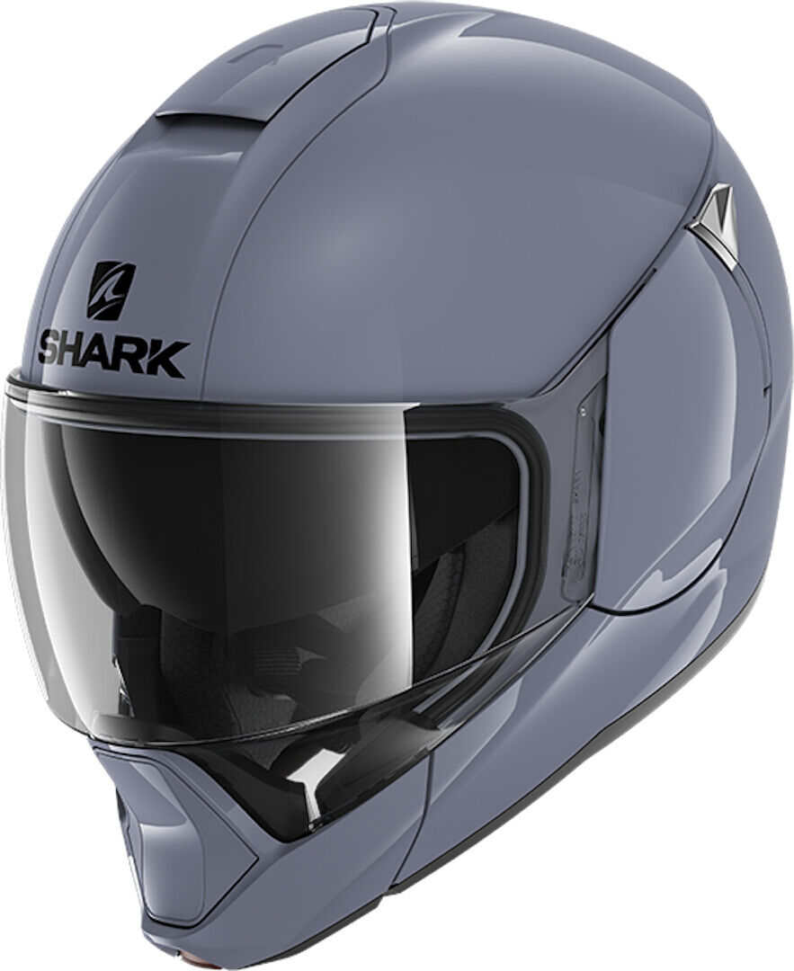Photos - Motorcycle Helmet SHARK Evojet Blank Helmet Unisex Grey Size: S he8800es01s 