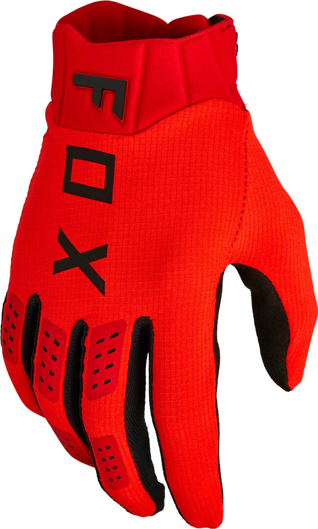 Photos - Motorcycle Gloves Fox Flexair Motocross Gloves Unisex Black Red Size: Xl 24861110xl 