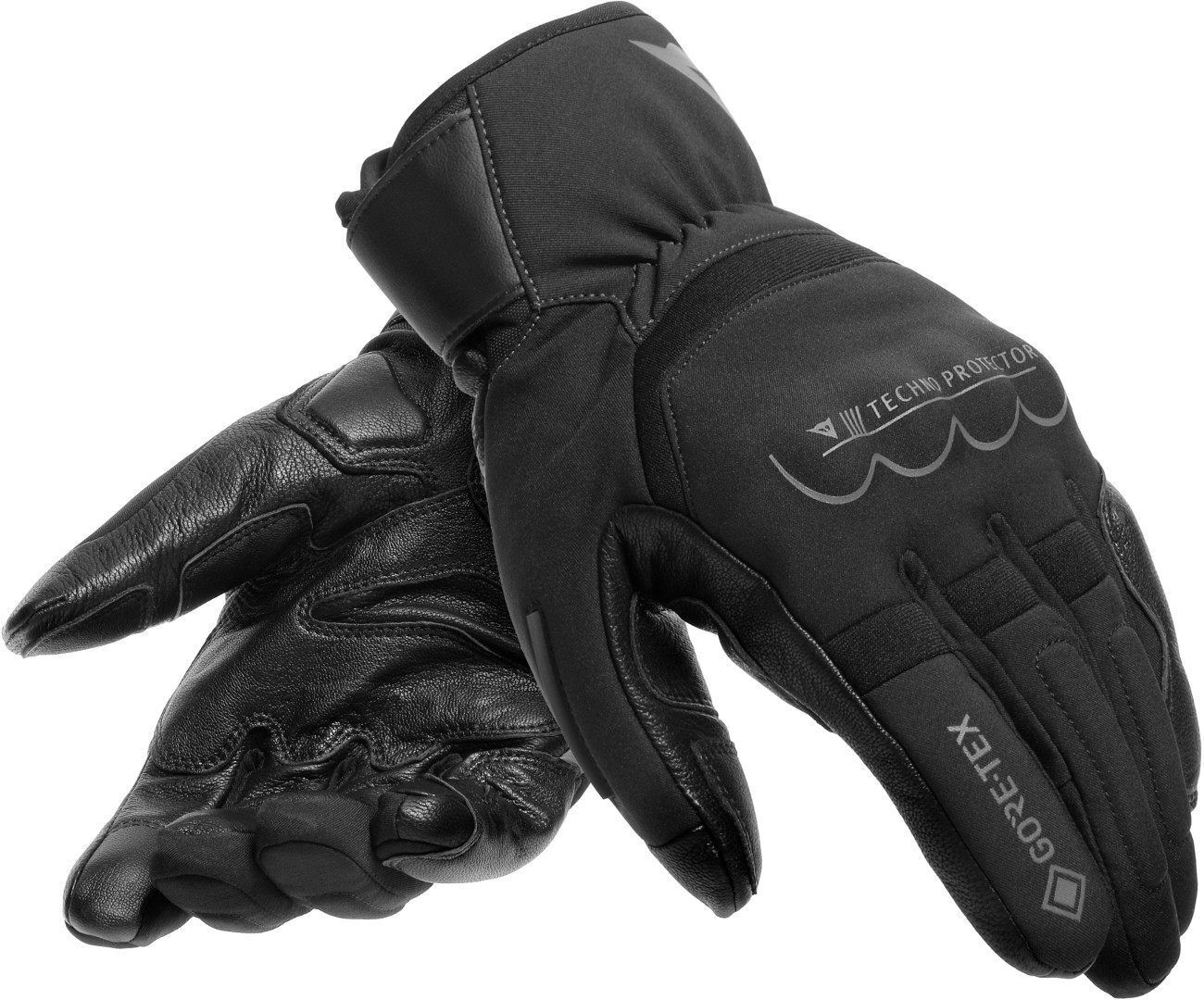 Photos - Motorcycle Gloves Dainese Thunder Gore-Tex Waterproof  Unisex Black Grey Si 