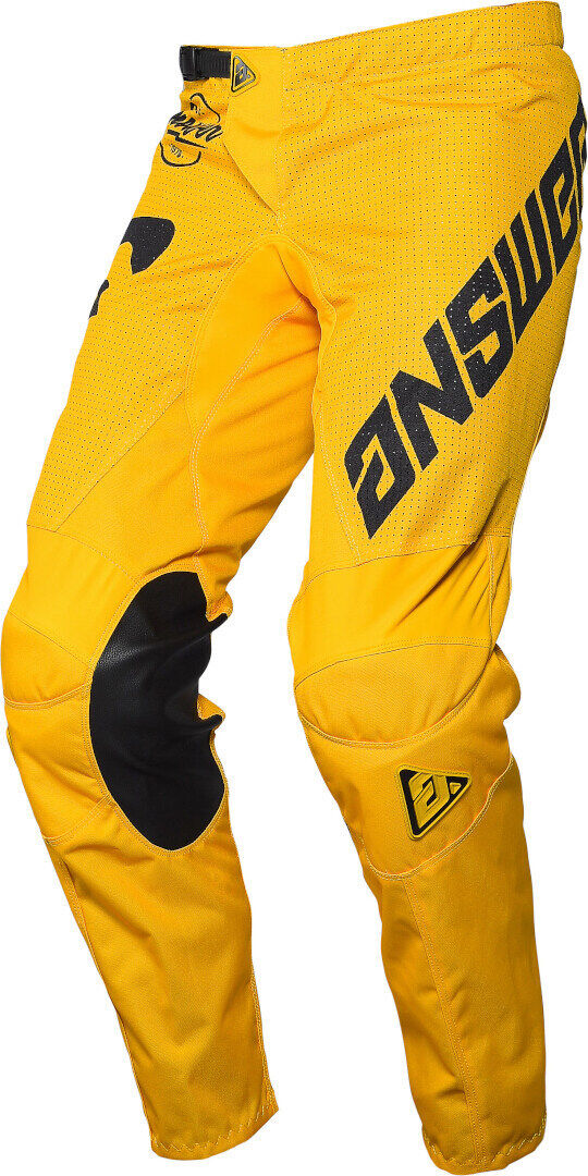 Photos - Motorcycle Clothing Answer Racing Answer Arkon Bold Motocross Pants Unisex Black Yellow Size: