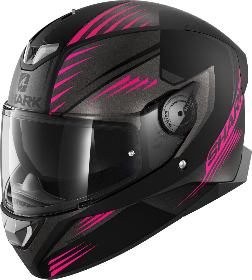 Photos - Motorcycle Helmet SHARK Skwal 2 Hallder Helmet Unisex Black Pink Size: M he4963ekavm 