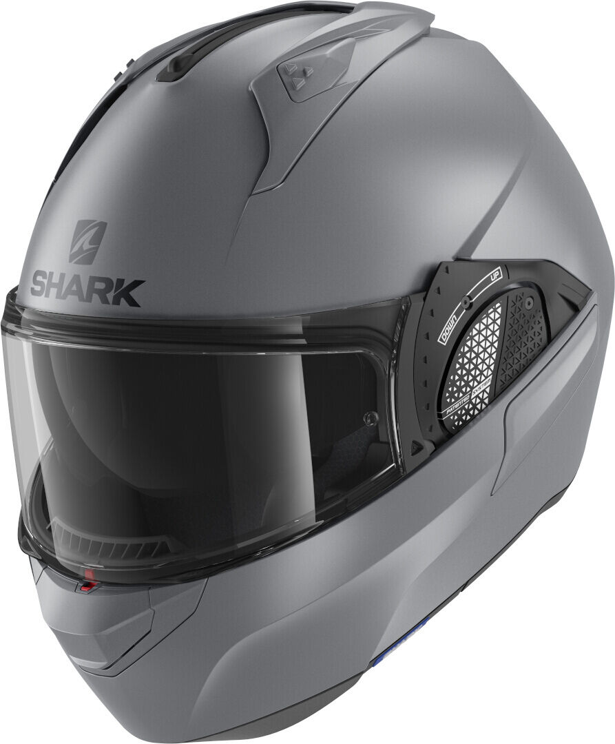 Photos - Motorcycle Helmet SHARK Evo-Gt Blank Helmet Unisex Grey Size: Xl he8912eamaxl 