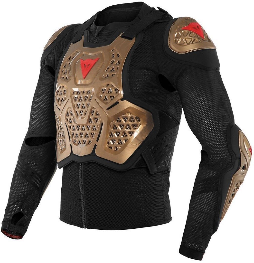 Photos - Motorcycle Body Armour Dainese Mx2 Protector Jacket Unisex Black Yellow Size: L 44104l109 