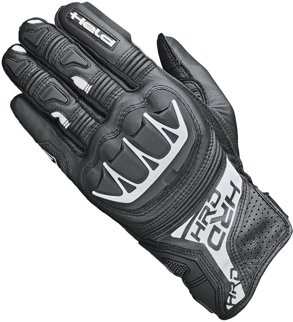 Photos - Motorcycle Gloves Held Kakuda  Unisex Black White Size: S M 02212600147 