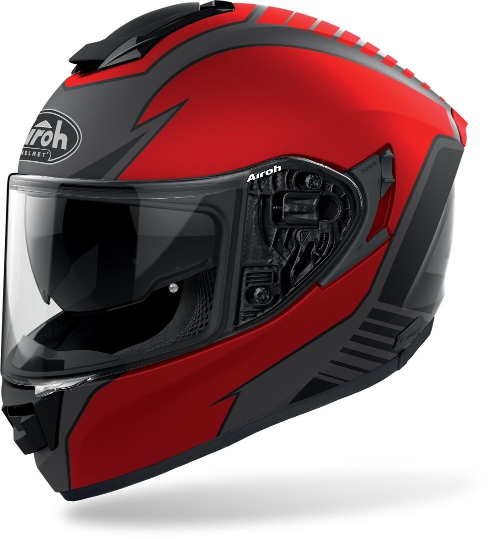 Photos - Motorcycle Helmet Airoh St 501 Type Helmet Unisex Red Size: M st5t55m 