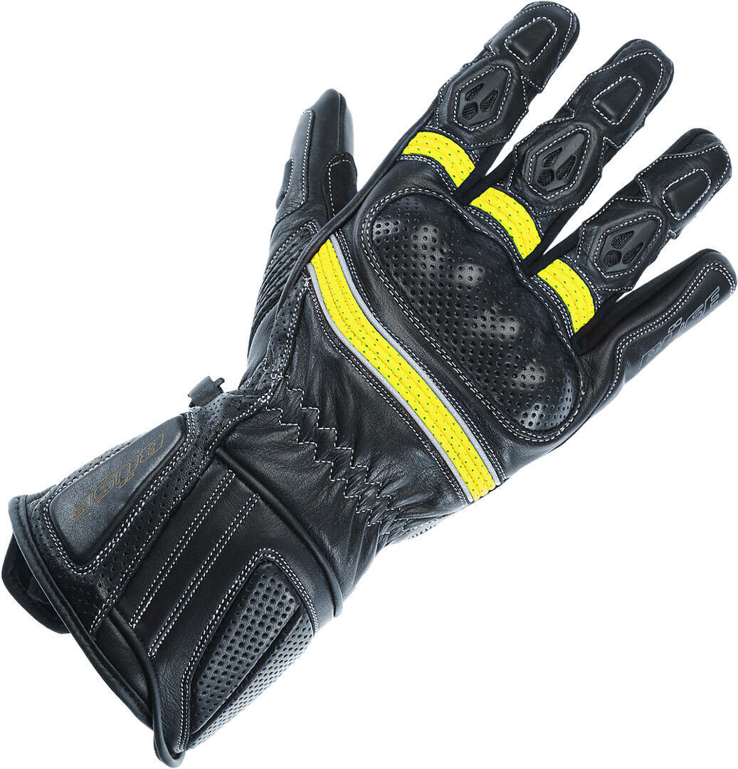 Photos - Motorcycle Gloves Buse Büse Pit Lane Pro  Unisex Black Yellow Size: 3xl 30664812 