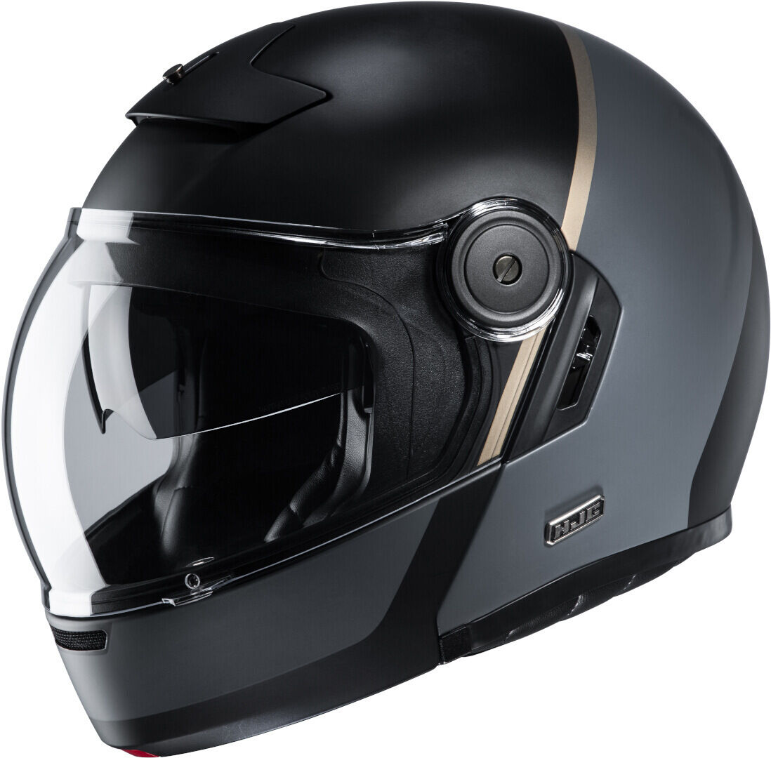 Photos - Motorcycle Helmet HJC V90 Mobix Helmet Unisex Black Grey Size: M 15527908 