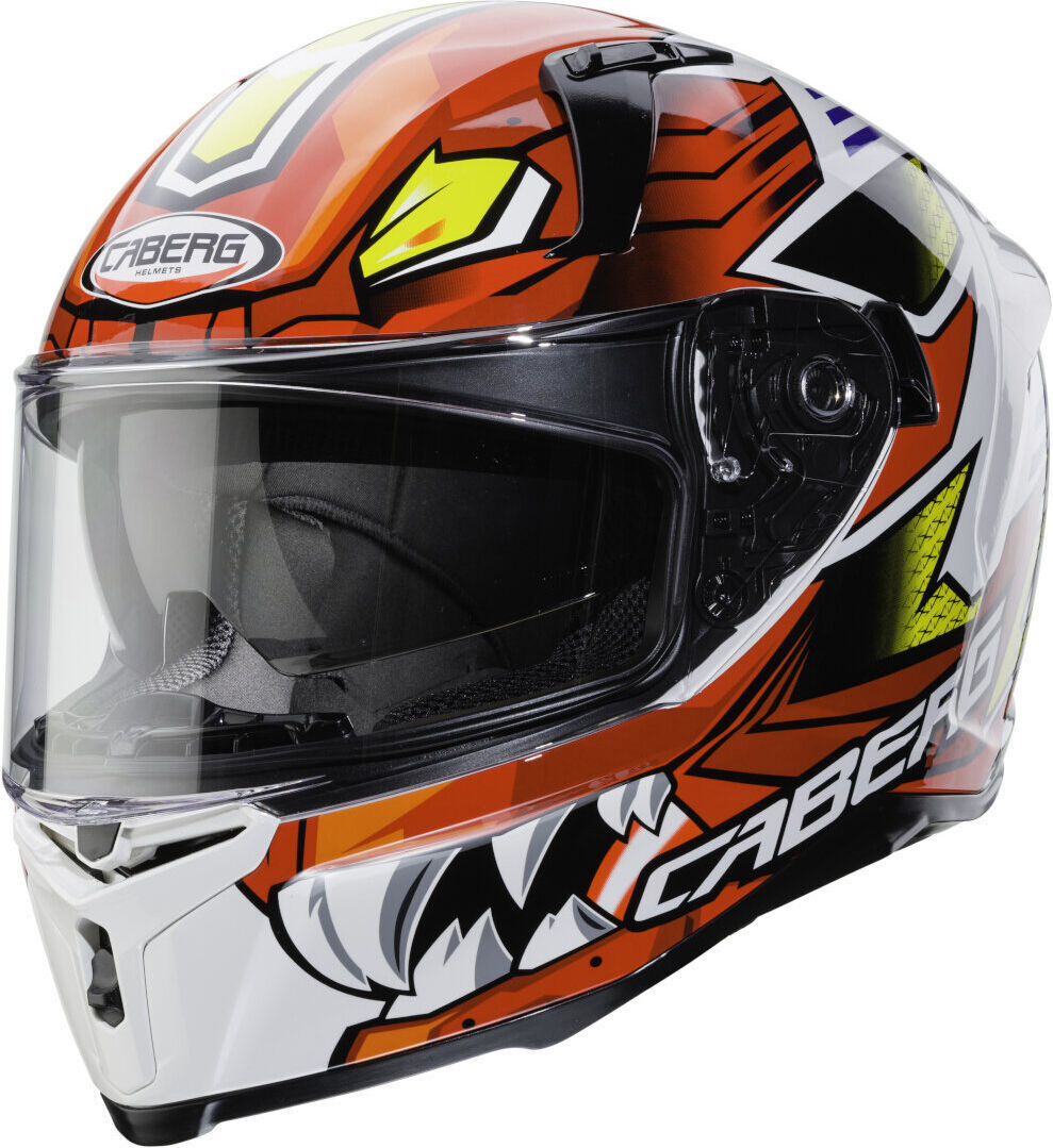 Photos - Motorcycle Helmet Caberg Avalon Giga Helmet Unisex White Red Yellow Size: Xs 30260032xs 