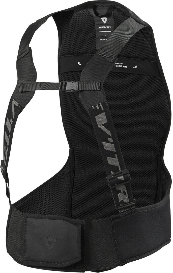 Photos - Motorcycle Body Armour Revit Slingshot Back Protector Unisex Black Size: M fpg0570010m 