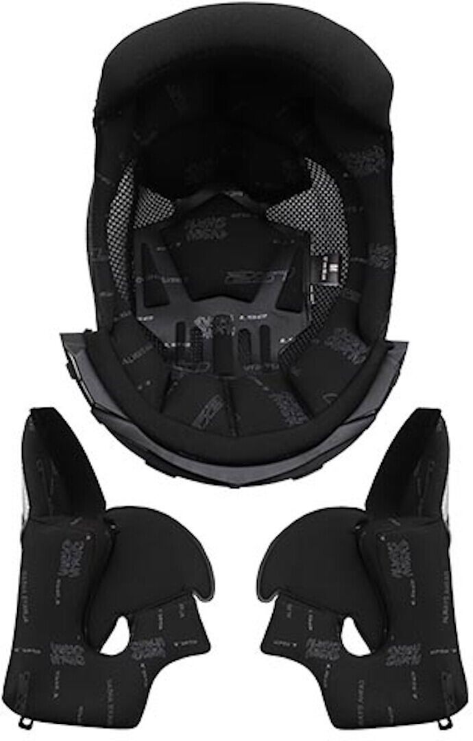Photos - Other for Motorcycles LS2 Ff800 Storm Inner Lining & Cheek Pads Unisex Black Grey Size: Xs 80080 