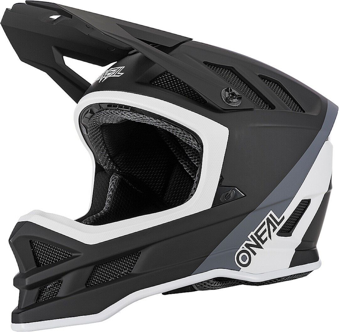 Photos - Bike Helmet ONeal Blade Hyperlite Charger V.22 Unisex Black White Size: Xl 0452105 