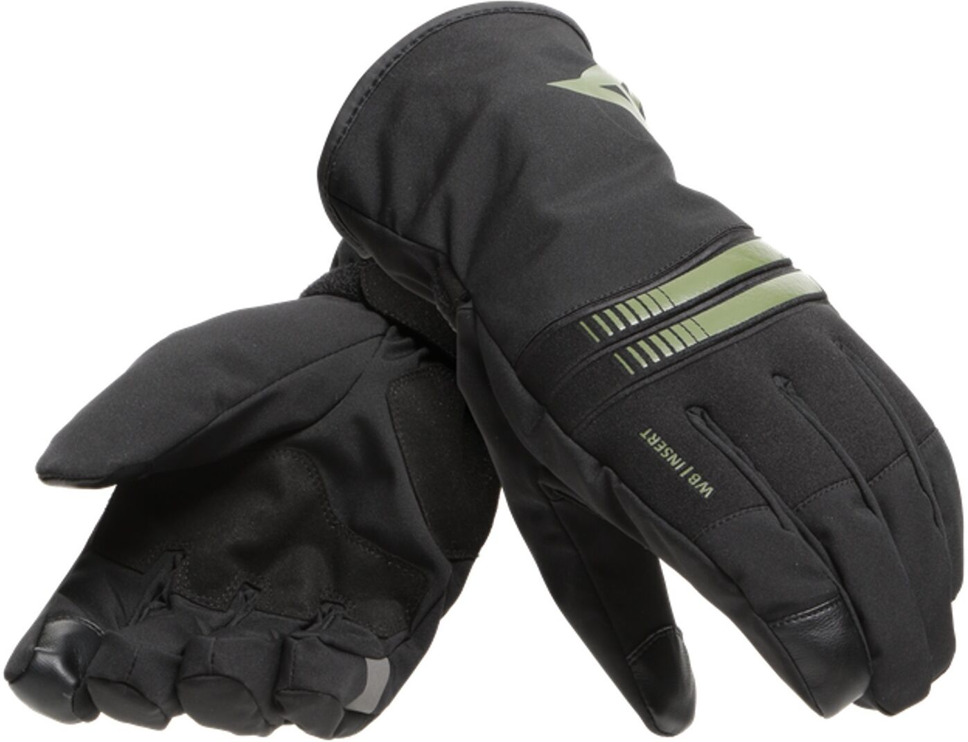 Photos - Motorcycle Gloves Dainese Plaza 3 D-Dry Unisex Black Green Size: Xs 1815954o57xs 