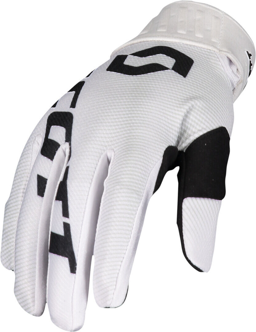 Photos - Motorcycle Gloves Scott 450 Fury Motocross Gloves Unisex Black White Size: L 2856131007008 