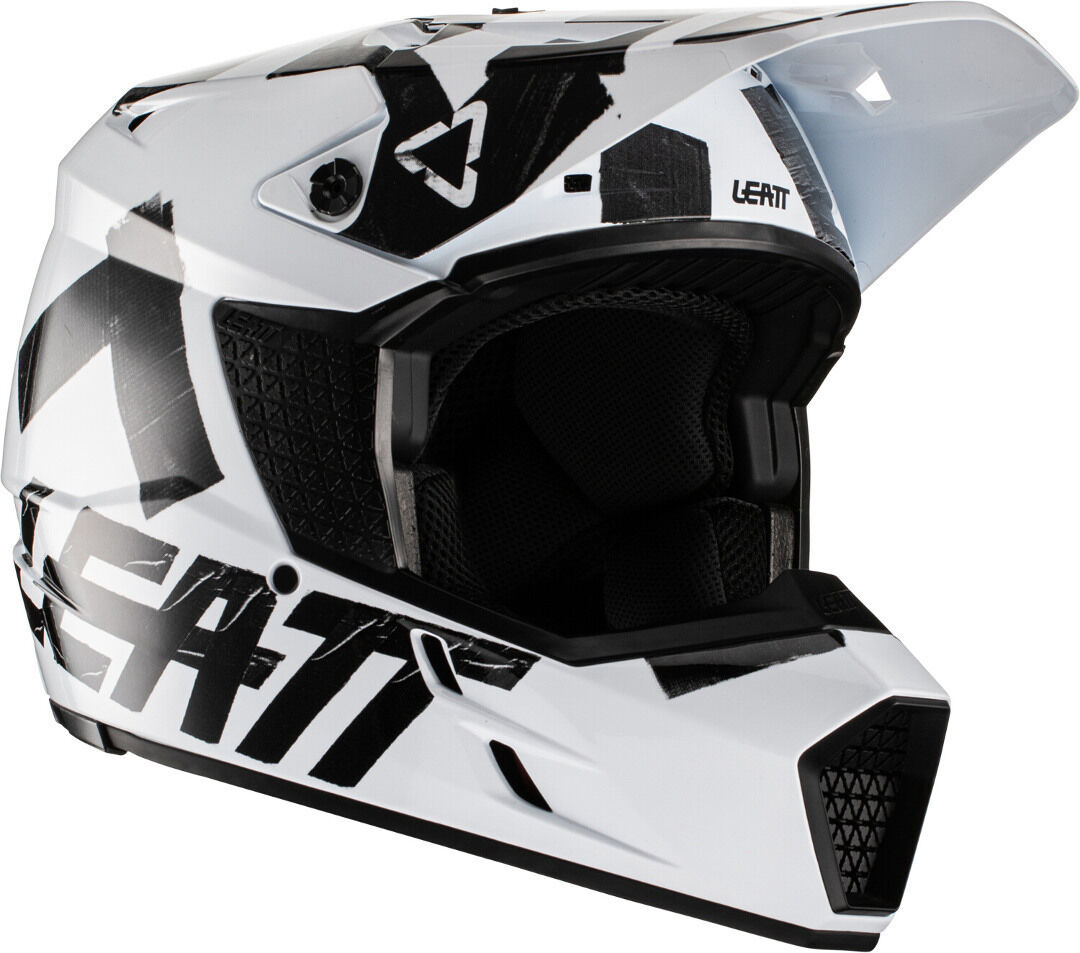 Photos - Motorcycle Helmet Leatt Moto 3.5 V22 Motocross Helmet Unisex White Size: L dl1422001l 