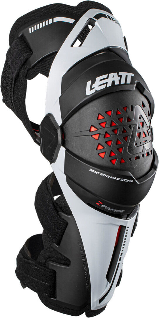 Photos - Motorcycle Body Armour Leatt Z-Frame Lines Knee Protectors Unisex White Size: L dl2702001l 