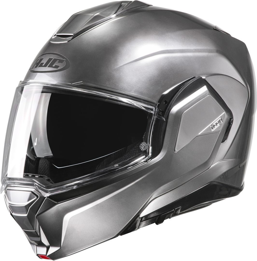 Photos - Motorcycle Helmet HJC I100 Hyper Silver Helmet Unisex Silver Size: Xl 18832410 