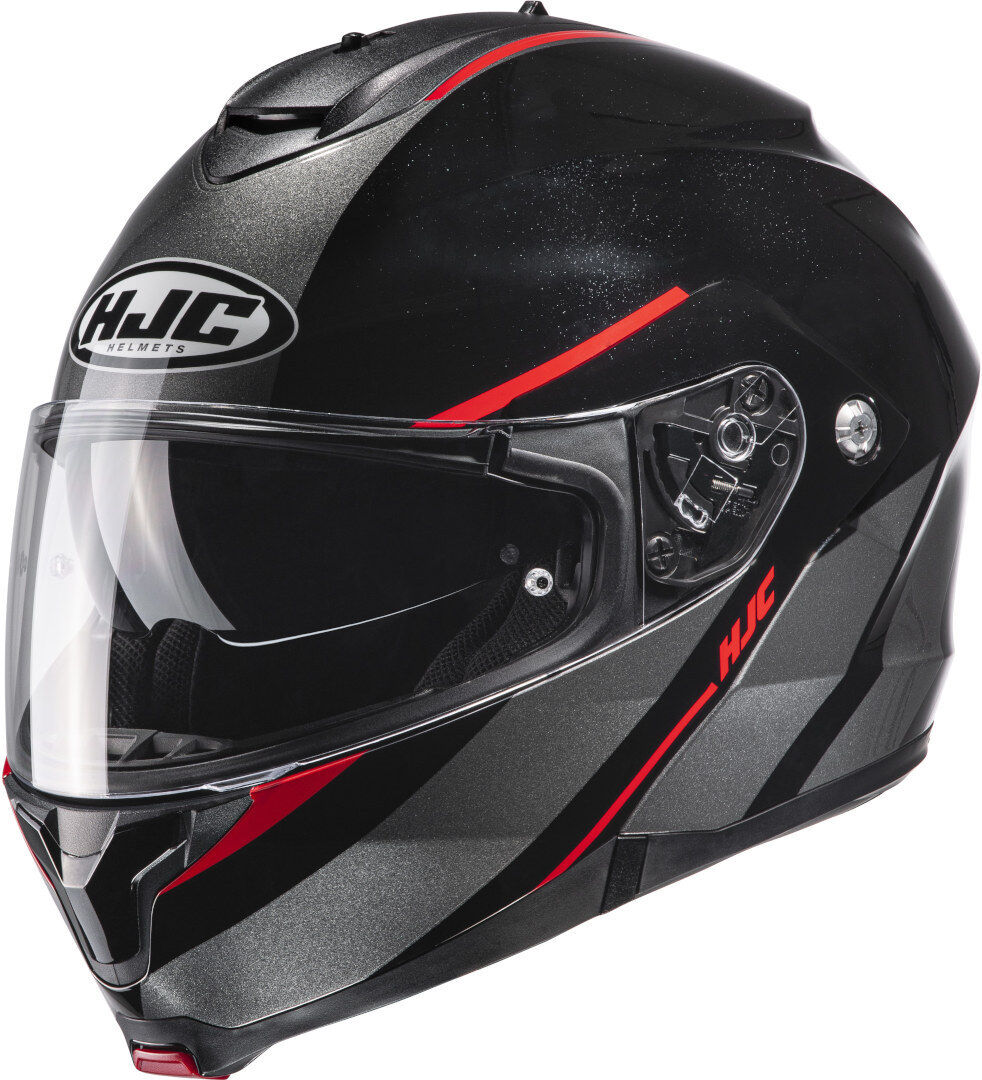 Photos - Motorcycle Helmet HJC C91 Tero Unisex Black Grey Red Size: L 10810109 
