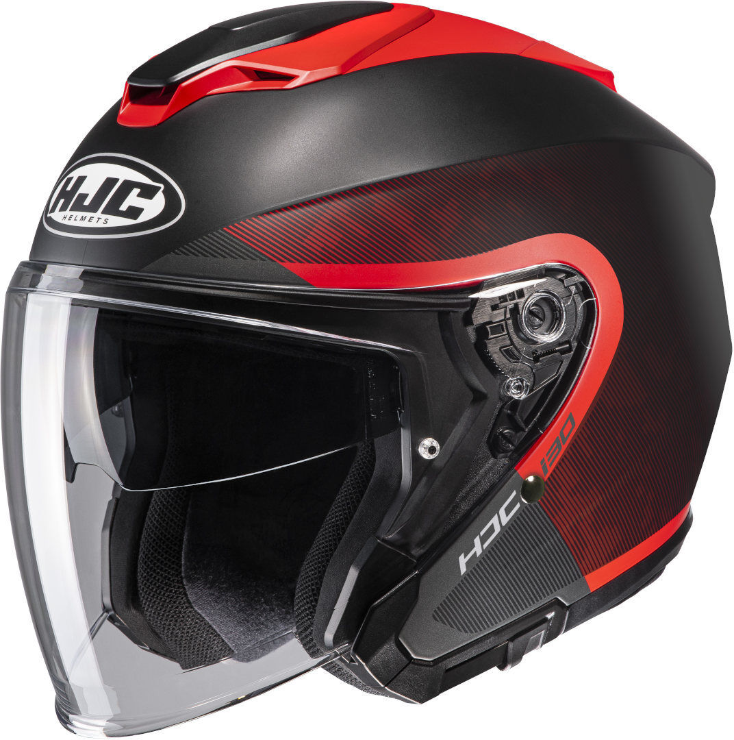 Photos - Motorcycle Helmet HJC I30 Dexta Jet Helmet Unisex Black Red Size: L 17047109 
