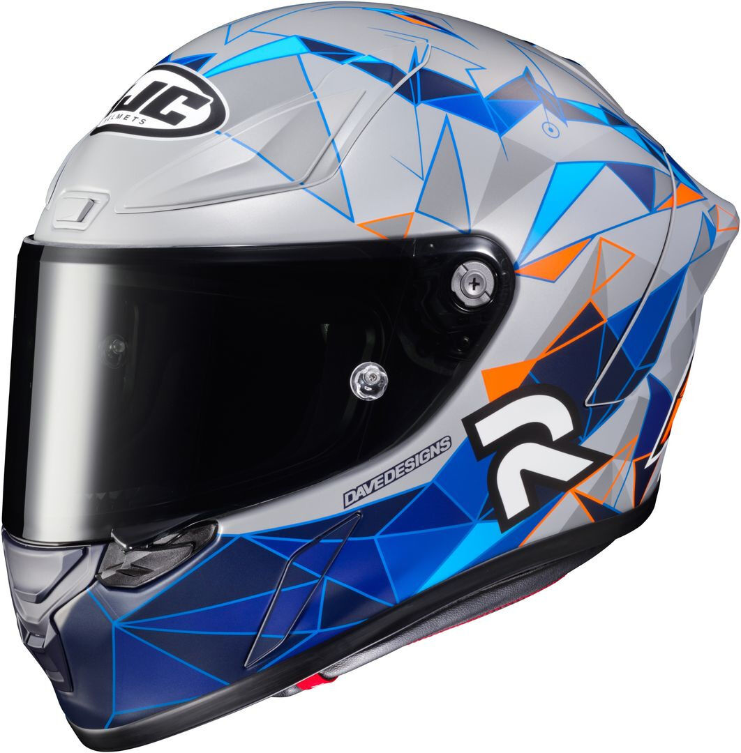 Photos - Motorcycle Helmet HJC Rpha 1 Pol Espargaro Replica Helmet Unisex Grey Blue Size: Xs 54 55 18 