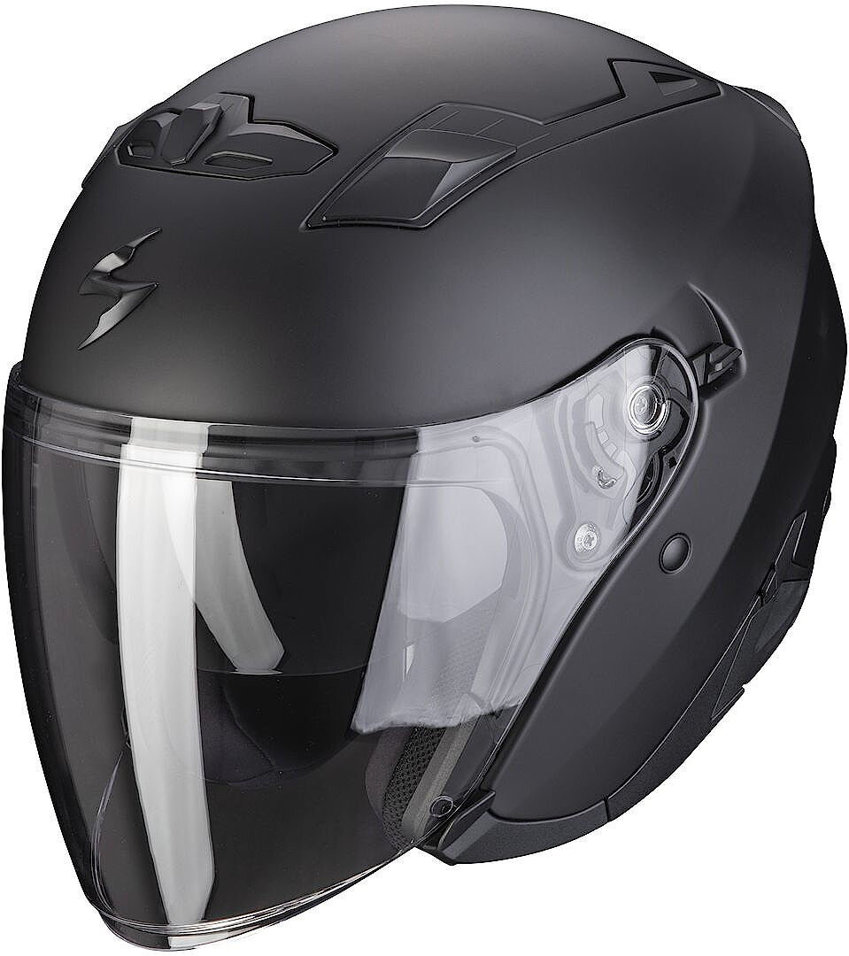 Photos - Motorcycle Helmet Scorpion Exo-230 Solid Jet Helmet Unisex Black Size: 2xl 231001007 