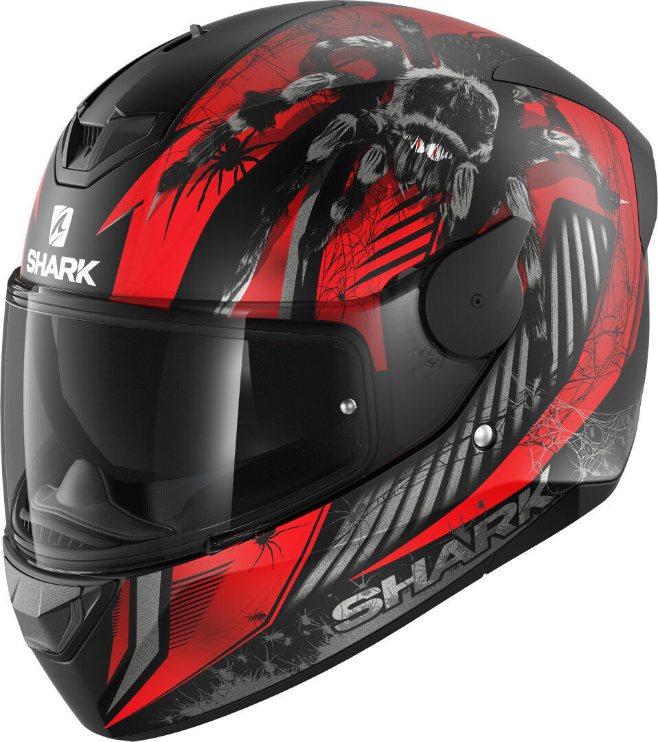 Photos - Motorcycle Helmet SHARK D-Skwal 2 Atraxx Helmet Unisex Black Red Size: L he4059ekral 
