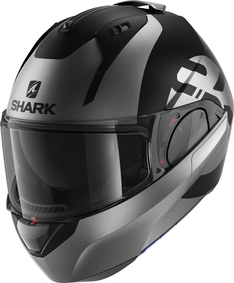 Photos - Motorcycle Helmet SHARK Evo-Es Kedje Helmet Unisex Black Grey Size: M he9809ekakm 