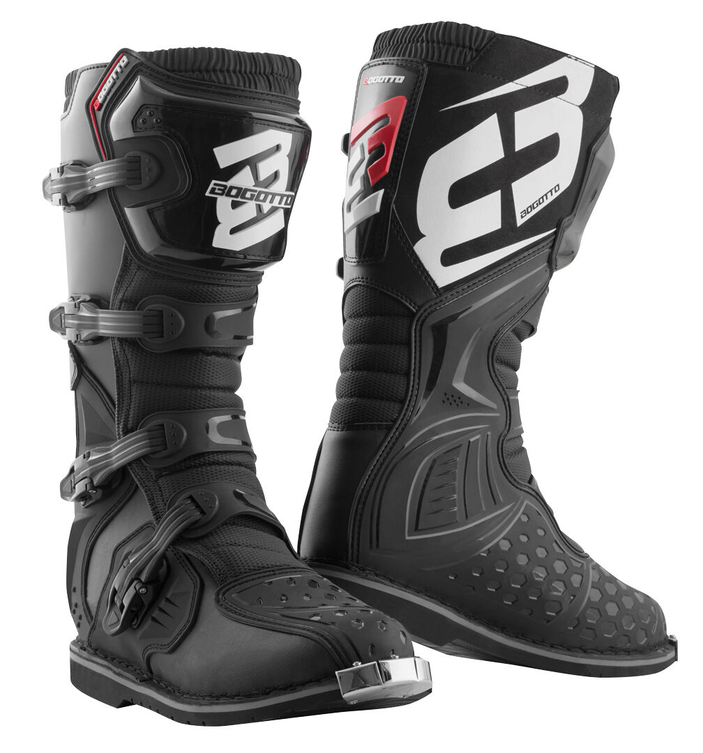 Photos - Motorcycle Boots Bogotto Mx-3 Motocross Boots Unisex Black Size: 40 bgt21bot0011040