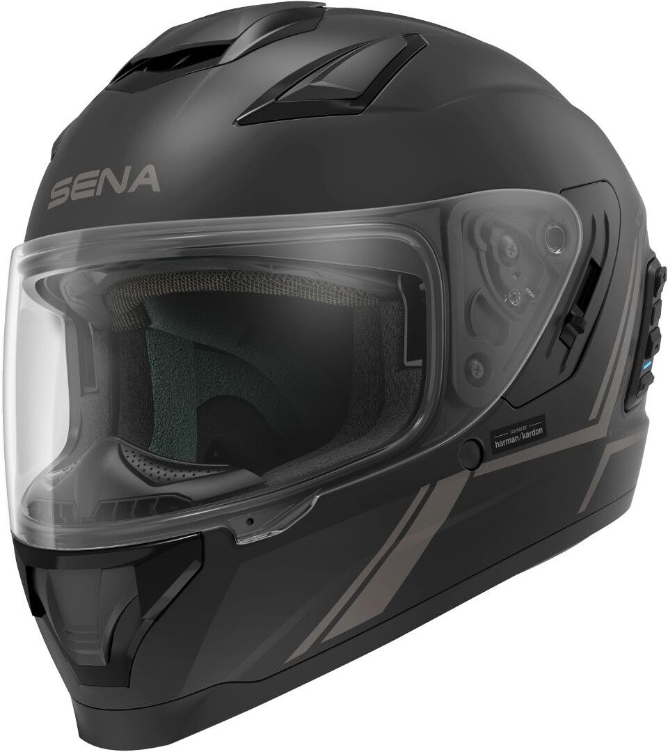 Photos - Motorcycle Helmet Sena Stryker Sound By Harman Kardon Helmet Unisex Black Size: S 60221010s 