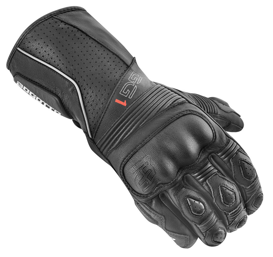 Photos - Motorcycle Gloves Bogotto Sprint Perforated  Unisex Black Size: Xs bgt16gmg