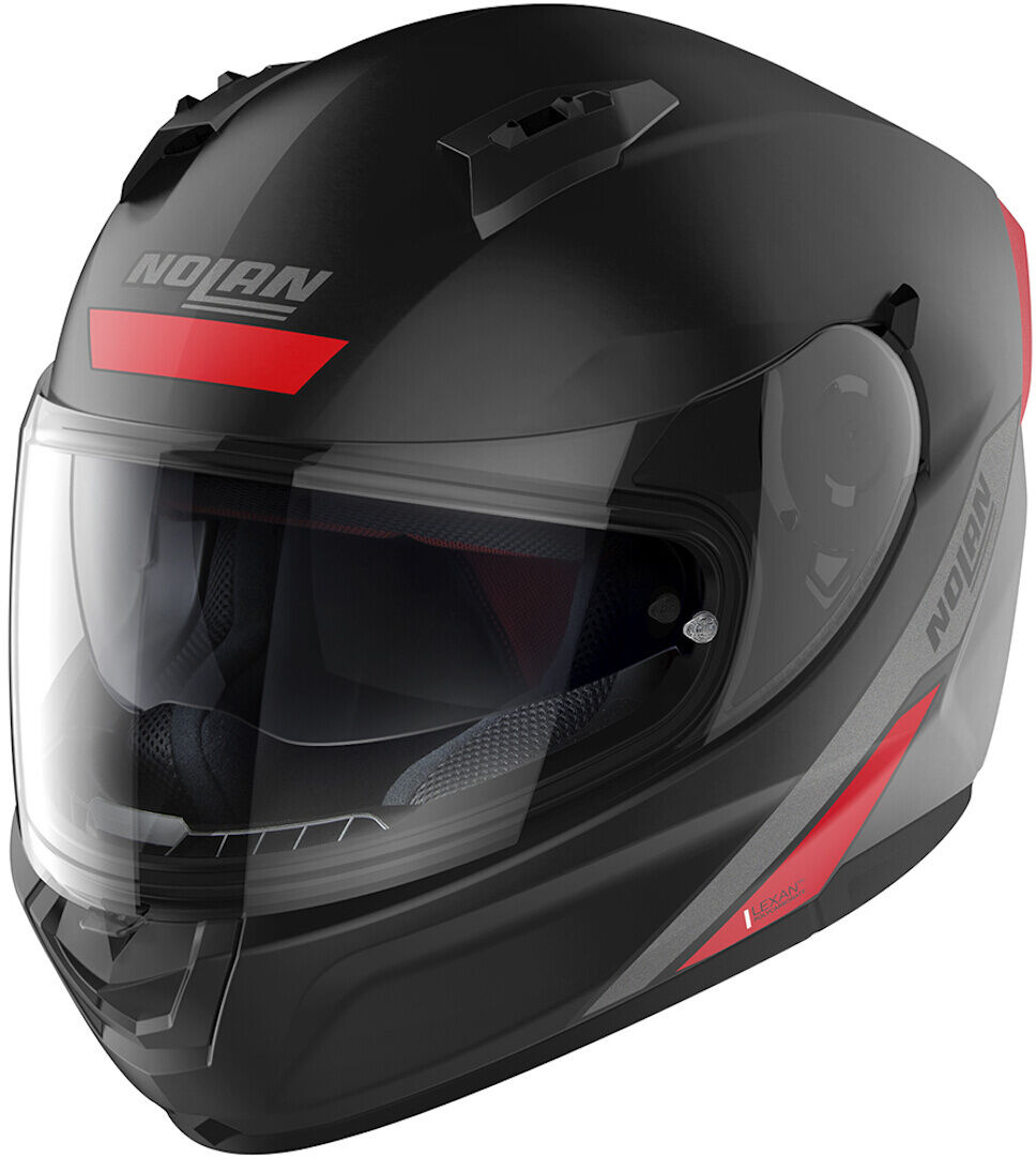 Photos - Motorcycle Helmet Nolan N60-6 Staple Helmet Unisex Black Red Size: S n660005270415 