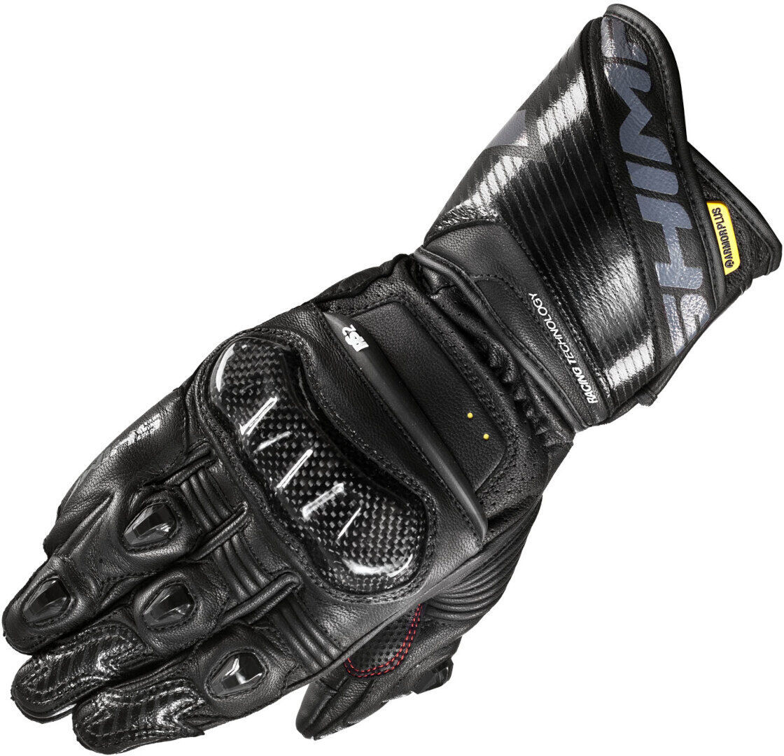 Photos - Motorcycle Gloves SHIMA Rs-2  Unisex Black Size: 2xl rs2blackxxl 