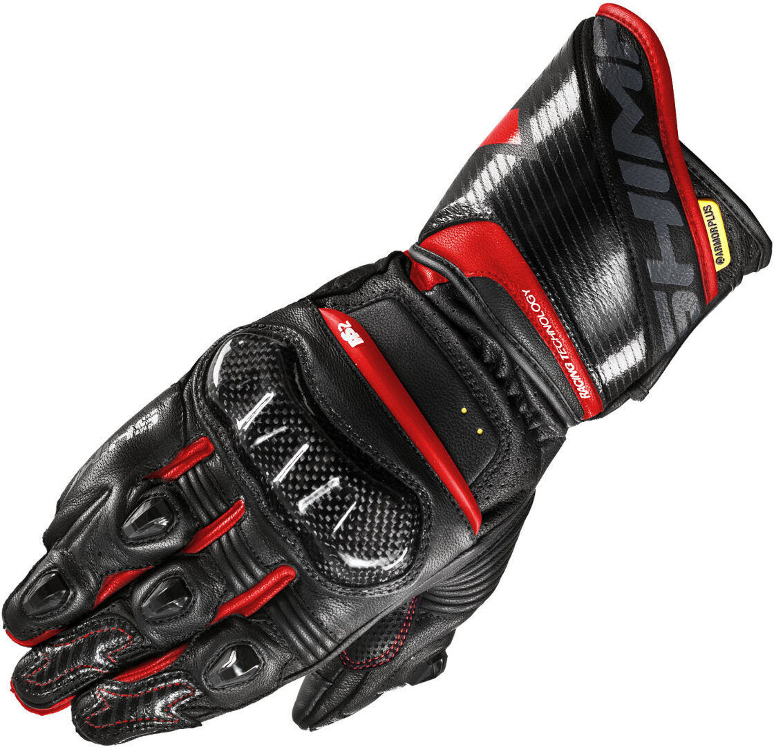 Photos - Motorcycle Gloves SHIMA Rs-2  Unisex Black Red Size: 2xl rs2redxxl 