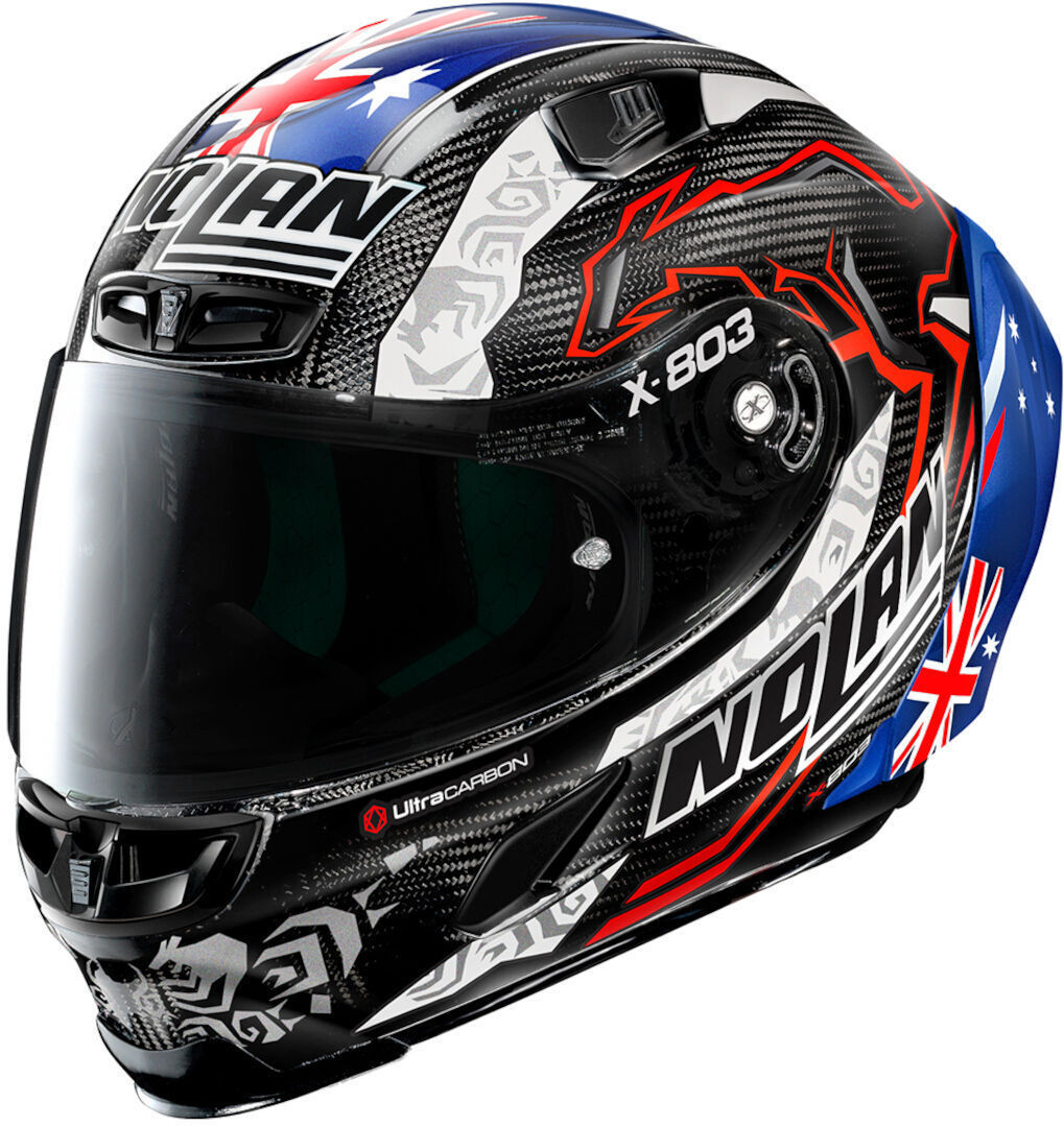 Photos - Motorcycle Helmet X-lite X-803 Rs Ultra Carbon Replica C. Stoner 10th Anniversary Helmet Uni 