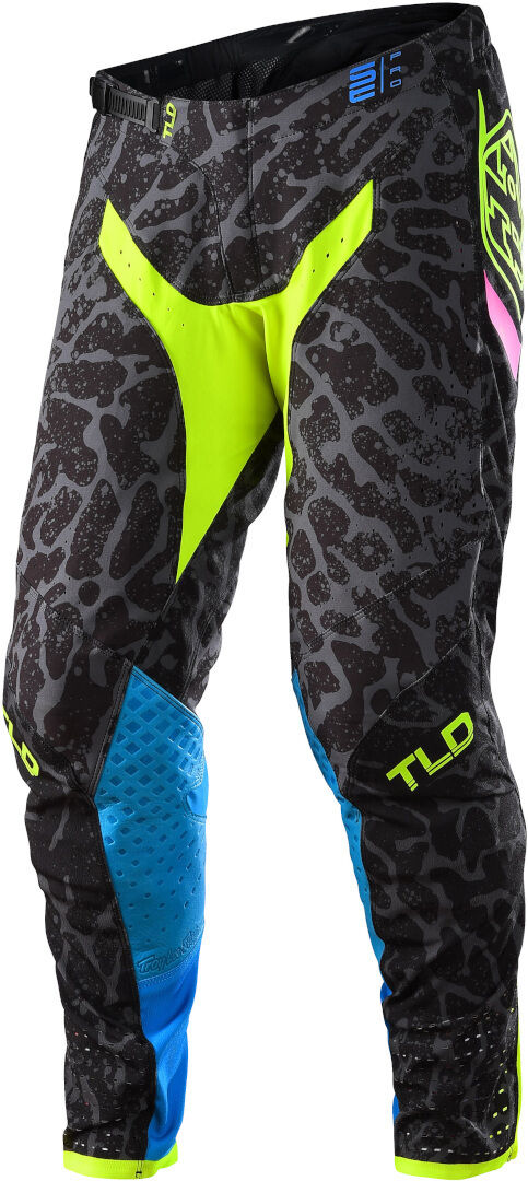 Photos - Motorcycle Clothing TLD Lee Troy Lee Designs Se Pro Fractura Motocross Pants Unisex Black Yellow S 