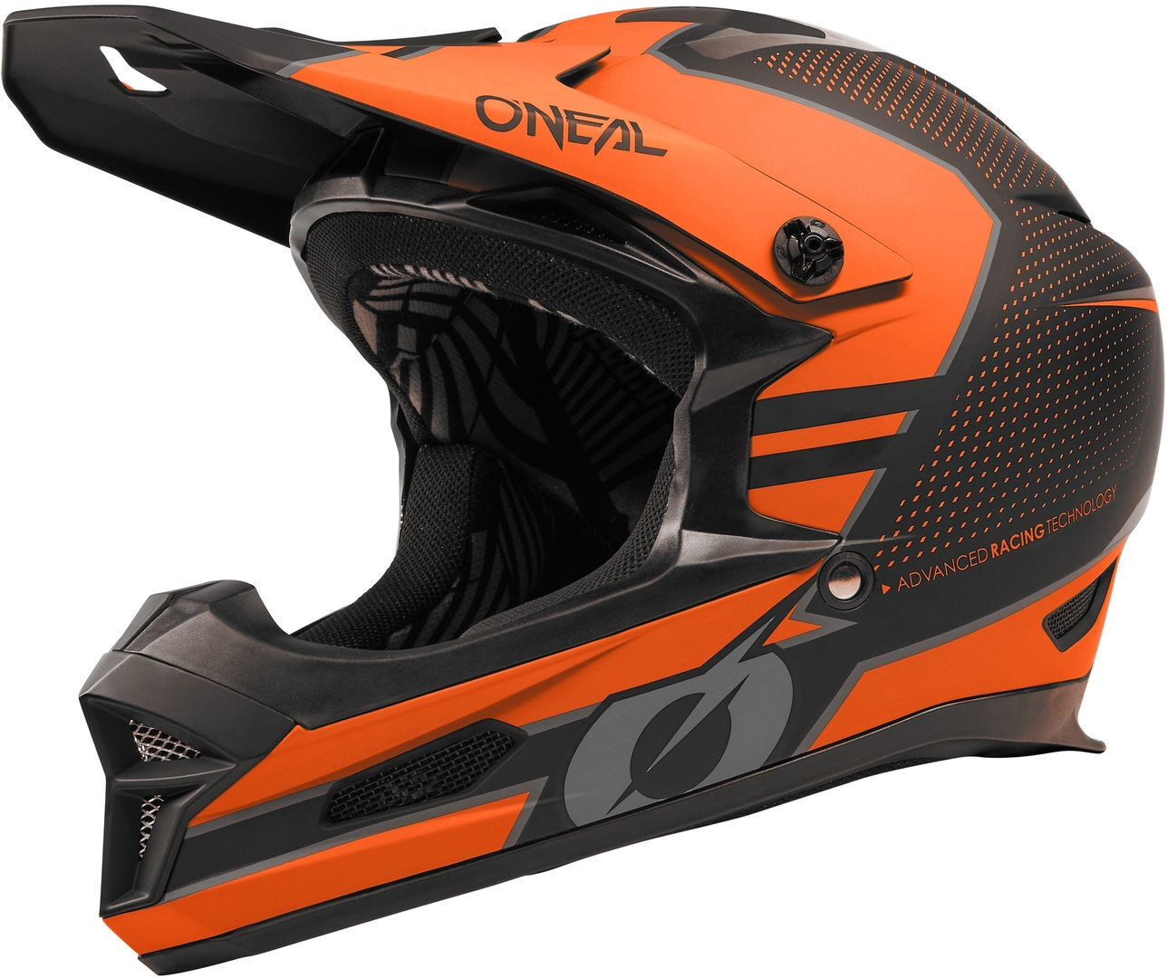 Photos - Bike Helmet ONeal Fury Stage Downhill Helmet Unisex Black Orange Size: S 0499022 