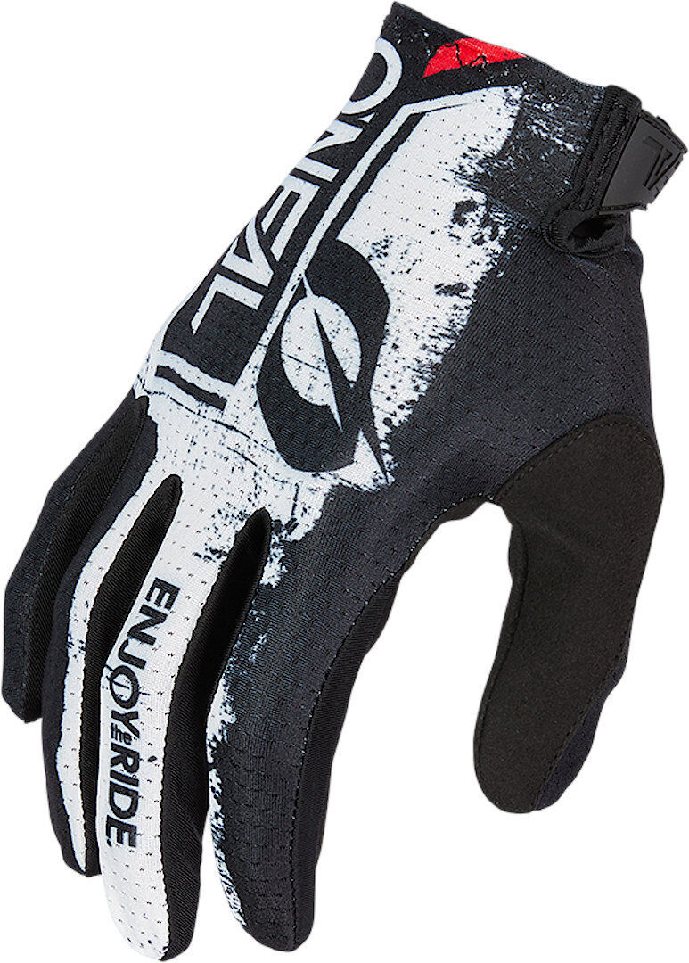 Photos - Motorcycle Gloves ONeal Matrix Shocker Motocross Gloves Unisex Black White Size: 2xl 0391122 