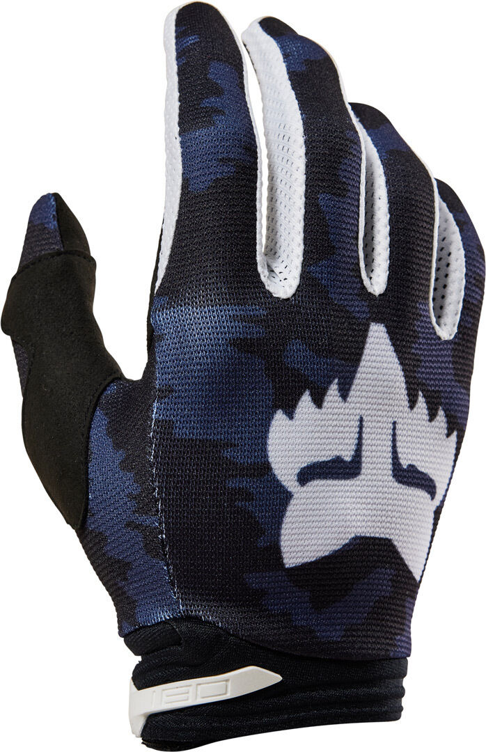 Photos - Motorcycle Gloves Fox 180 Nuklr Motocross Gloves Unisex Blue Size: M 29686387m 