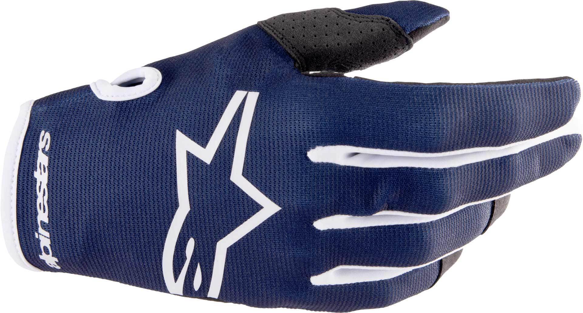 Photos - Motorcycle Gloves Alpinestars Radar Motorcross Gloves Unisex Blue Size: S 35618237120s 