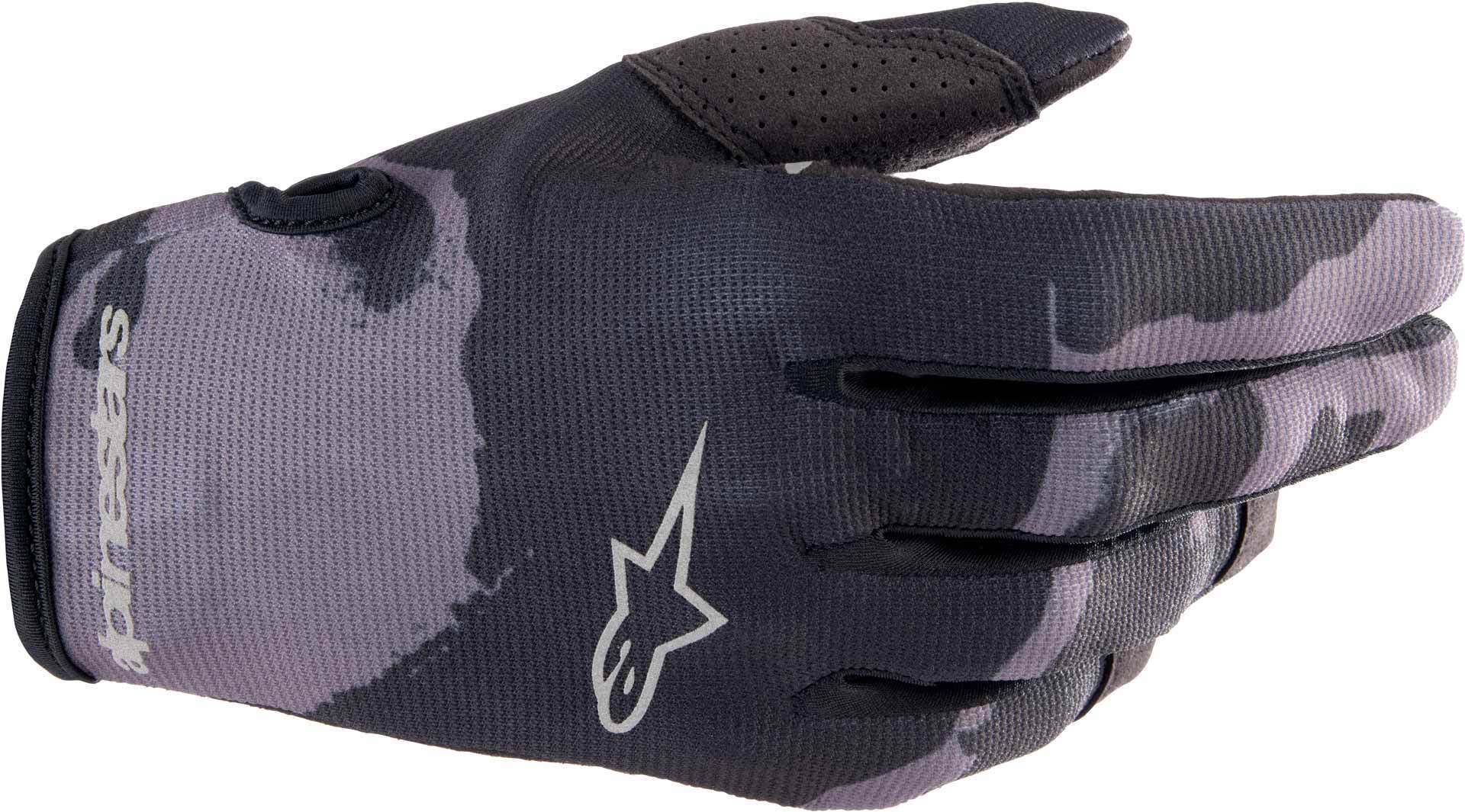 Photos - Motorcycle Gloves Alpinestars Radar Motorcross Gloves Unisex Black Grey Size: M 35618239080m 