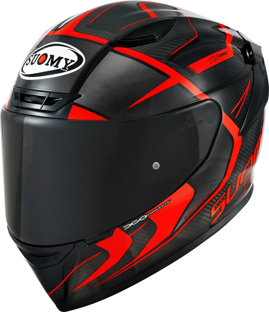 Photos - Motorcycle Helmet SUOMY Tx-Pro Advance  Helmet Unisex Black Red Size: S k6tx0003.3  2023