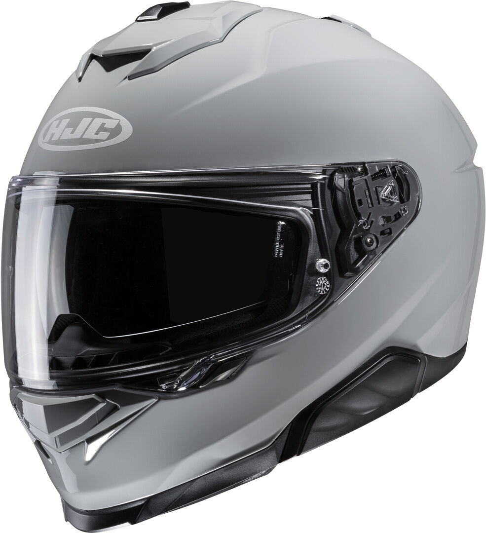 Photos - Motorcycle Helmet HJC I71 Solid Helmet Unisex Grey Size: 2xl 15602311 