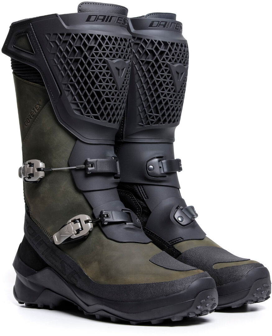 Photos - Motorcycle Boots Dainese Seeker Gore-Tex  Unisex Black Green Size: 47 17952 